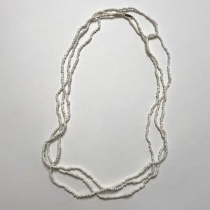 White Beads Necklace